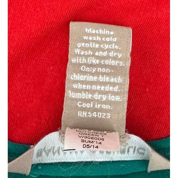 Banana Republic Factory Med Green Zip Front Sleeveless Polyester Shirt - Picture 5 of 7